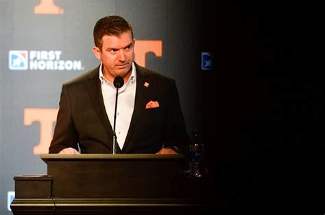 Vols’ athletics director Danny White’s introductory press conference