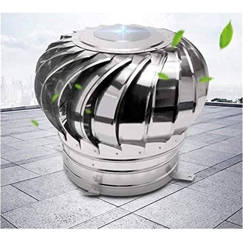 Stainless Steel Roof Ventilator Wind Turbines Flue Pipe Cover Cap Vent