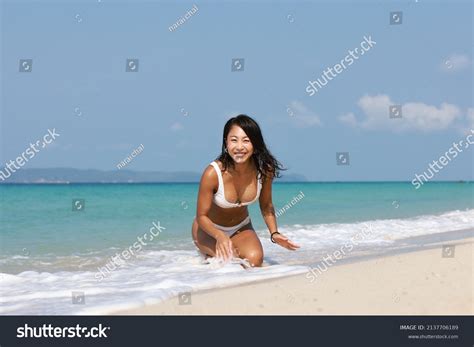 Sexy Bikini Body Woman Playful On Stock Photo Edit Now