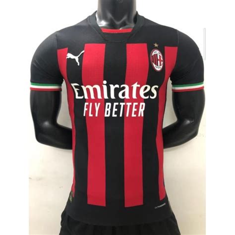 Jual Jersey Pi Milannn Home Player Issue Shopee Indonesia