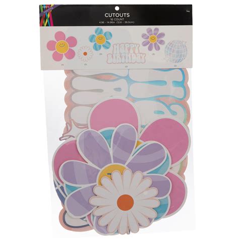 Retro Daisy Birthday Cutouts | Hobby Lobby | 2330272