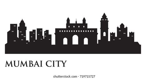 Mumbai Silhouette Vector Illustration Images Stock Photos