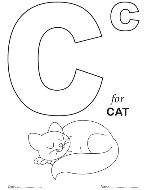 C Coloring Pages At Getdrawings Free Download