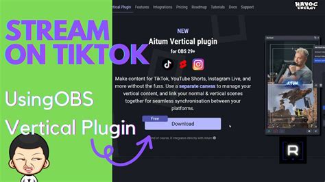 Aitum Vertical Plugin For OBS TikTok Tutorial YouTube