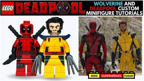 How To Build Lego Wolverine And Deadpool Minifigures From Deadpool 3