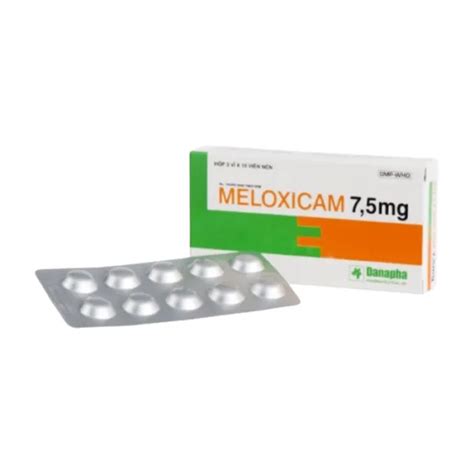 meloxicam mg danapha  vi   vien dieu tri thoai hoa khop