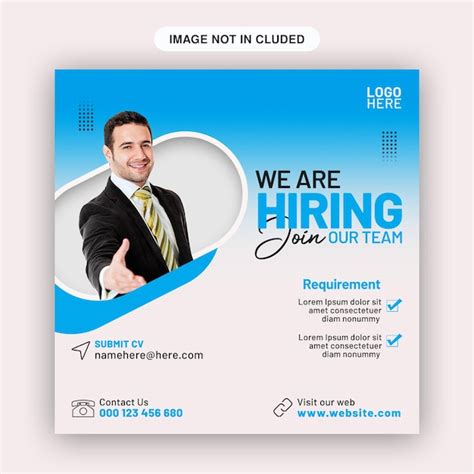 Premium PSD | Job interview social media instagram post or job vacancy ...