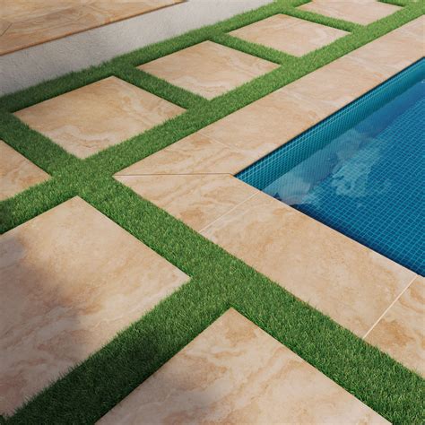 Tierra Beige Porcelain Paver Palermo Tiles