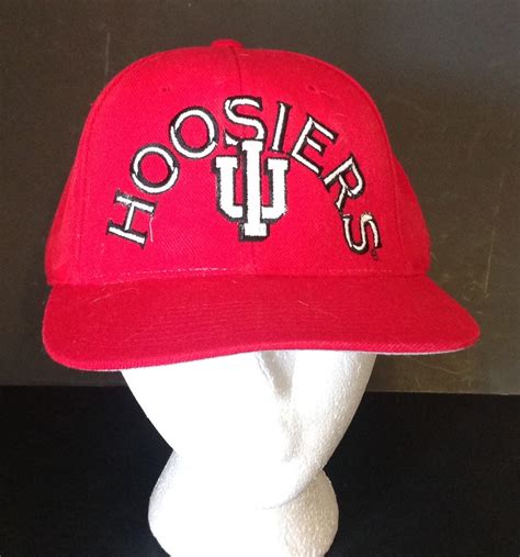 Indiana Hoosiers Iu Vintage Sports Specialties Hat Red Wool Etsy