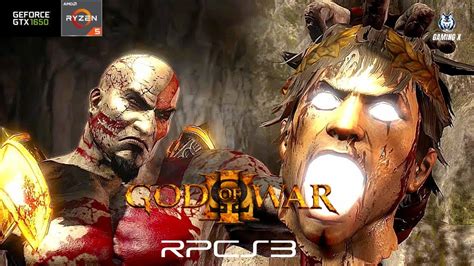 God Of War 3 Helios Boss Fight RPCS3 1080p 60fps GTX 1650 AMD RYZEN