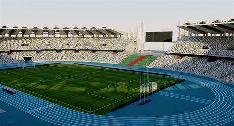 Zayed Sports City Stadium - Abu Dhabi 3D model – Genius&Gerry