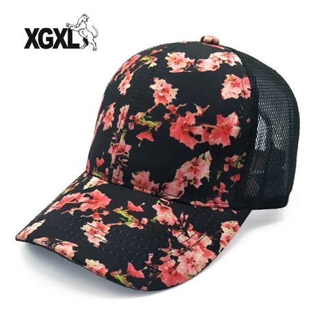 2018 New Flower Baseball Caps For Women Summer Sun Hats Outdoor Visor