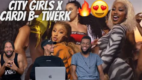 Wild City Girls Twerk Ft Cardi B Official Music Video Reaction