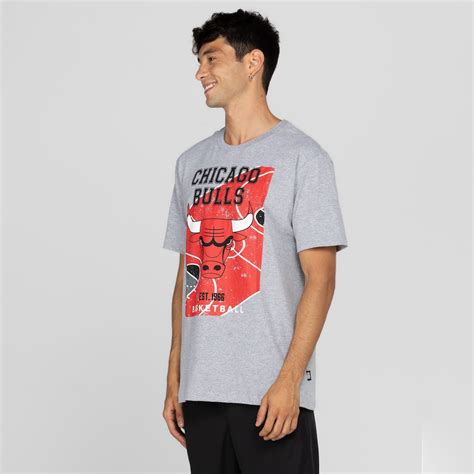 Camiseta Chicago Bulls Masculina Nba Manga Curta Backcourt Em Promo O