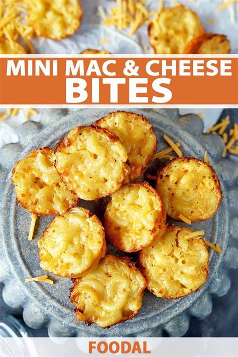 Mini Mac And Cheese Bites Recipe Foodal Recipe Mac And Cheese