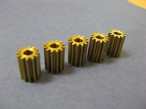 X Brass Tooth Pinion Gear Mm I D Hole Mm Long Mm O D T