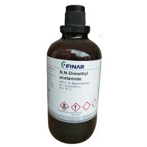 N N Dimethylacetamide For Hplc Spectroscopy 500ml Sdfcl At Rs 1400