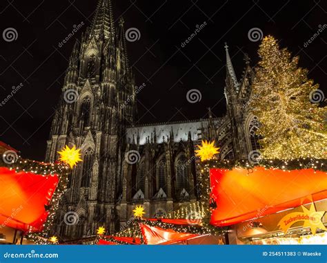 Christmas Market in Cologne Stock Image - Image of christmastime ...