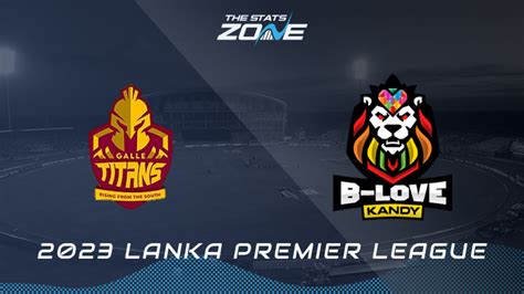 Galle Titans Vs B Love Kandy Qualifier 2 Preview Prediction