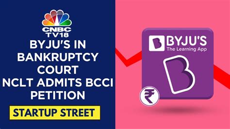 Byju S Faces Bankruptcy Case Bcci Seeks Cr Cnbc Tv Youtube