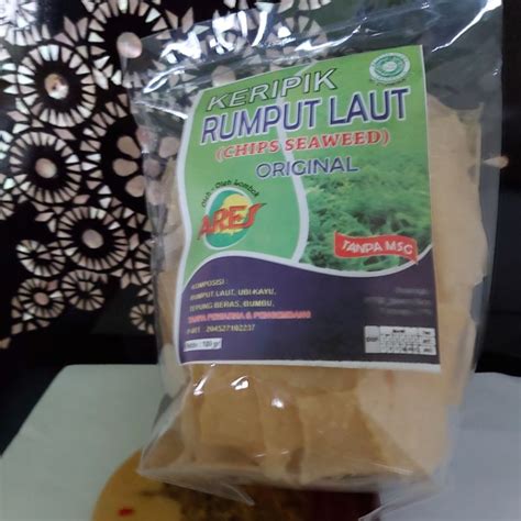 Jual Keripik Rumput Laut Shopee Indonesia