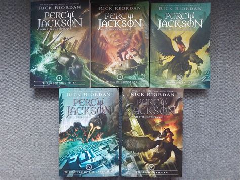 Percy Jackson seria 5 książek komplet po angielsku | Warszawa | Kup ...