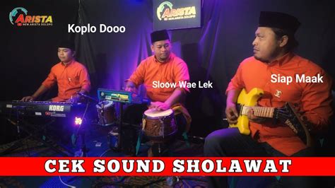 CEK SOUND SHOLAWAT TERBARU 2021 FULL YouTube