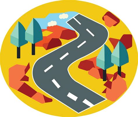 Road Map Icon Vector Illustration 22540832 Vector Art At Vecteezy