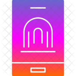 Biometric Icon - Download in Gradient Style