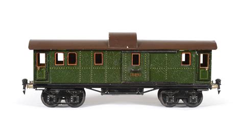 Lot 183 Marklin Gauge I 18891 Baggage Car In Olive