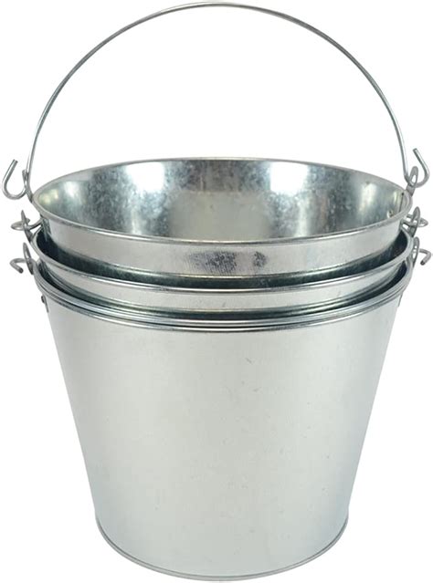 Amazon Quart Galvanized Pail Beer Bucket X X Inches Pack Of