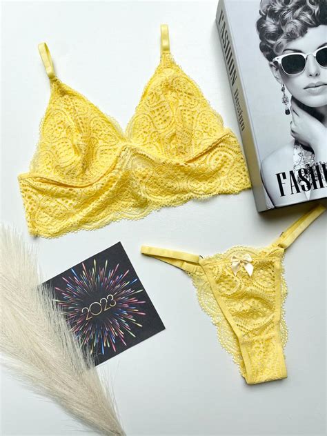 Conjunto Forrado Toper Amarelo Site Exclusivo De Lingerie