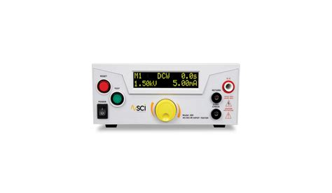 sci electrical safety testers hipot testers ground bond testers