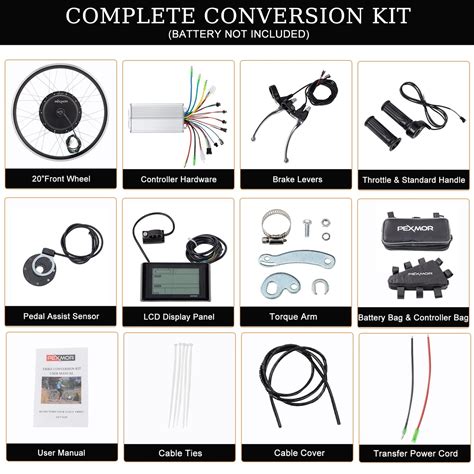 Pexmor 36v 750w Electric Bike Front Wheel Hub Conversion Kit Pexmor