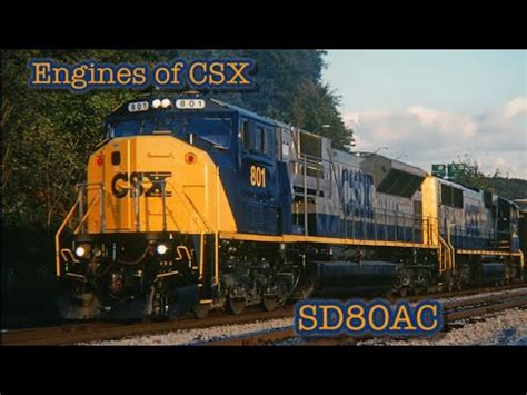 engines  csx sdac sdmac youtube