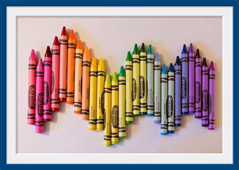 Rainbow Crayon Photo, Colorful Playroom Art, Children's Wall Decor, Crayons Wall Art, Colorful ...