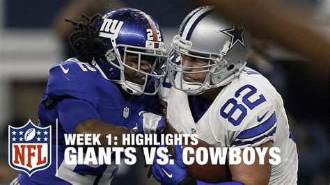 Giants vs. Cowboys | Week 1 Highlights | NFL - YouTube