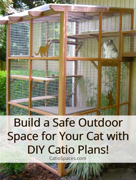 How To Build A Catio For Your Cat Outdoor Cat Enclosure Outdoor Cat