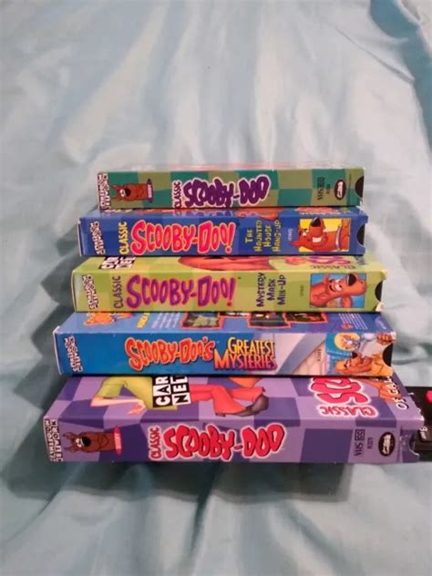 CLASSIC SCOOBY DOO Cartoon Network VHS Collection Which Witch, Mystery ...