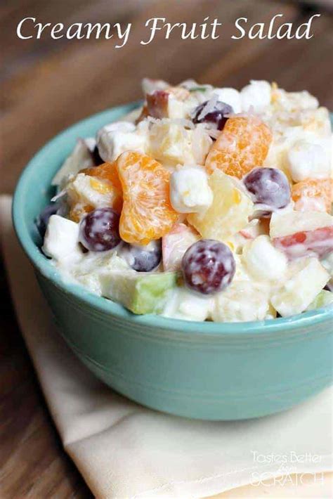 Creamy Fruit Salad Recipe Tastes Better From Scratch