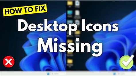desktop icons missing  desktop icons disappeared  windows