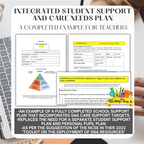 integrated student support  care  plan teaching plans ireland