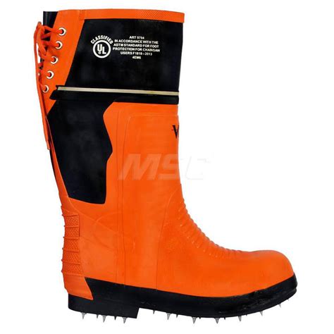 Viking Work Boot Size 14 15 High Rubber Steel Toe Chainsaw Boot