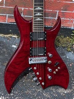 B.c. Rich Bich Perfect 10 10 String 2006 Wine Red Finish Guitar For ...