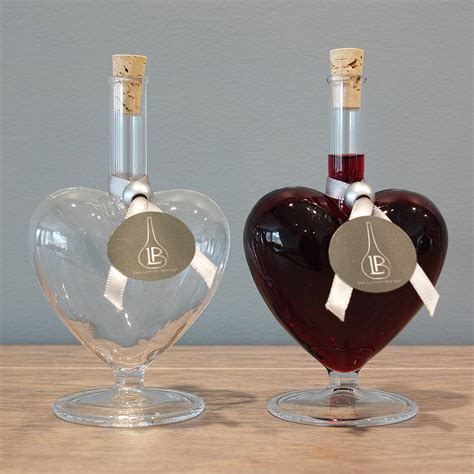 Heart Shaped Glass Bottle Ml The Luxury Bottle