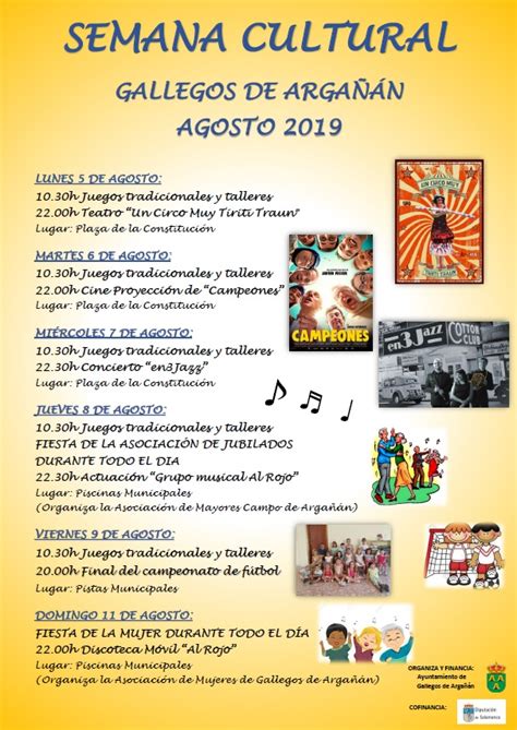 Ayuntamiento Gallegos De Arga An Semana Cultural Agosto