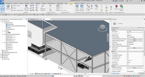 REVIT 2023 STRUCTURE LESSON 4 WORKING WITH 3D VIEWS