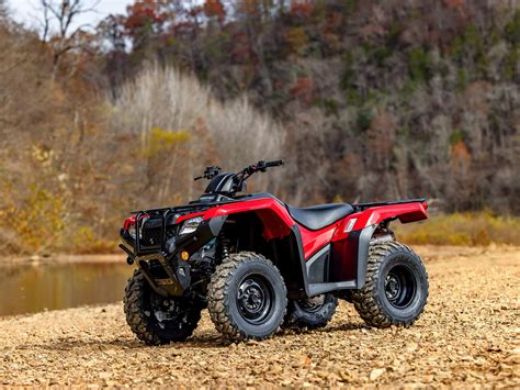 New 2025 Honda FourTrax Rancher 4x4 Automatic DCT EPS Hero Red ATVs For