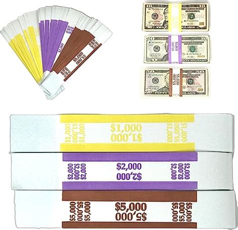 Amazon Money Bands Currency Sleeves Straps Made In Usa Pack Of