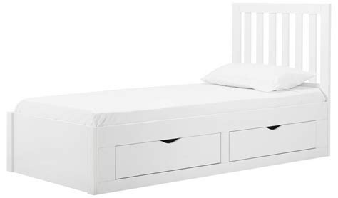 Buy Birlea Appleby Single Bed Frame with Mattress - White | Bed frames | Argos